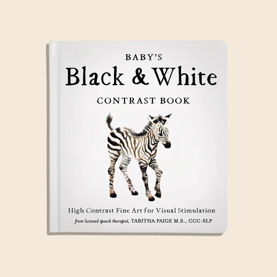 Black and white contrast book for baby