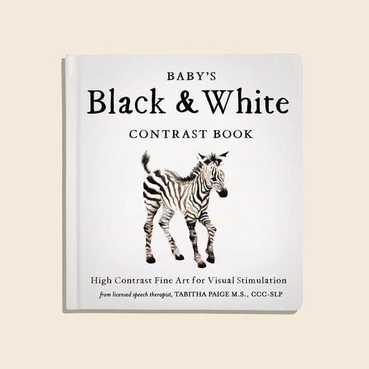 Black and white contrast book for baby