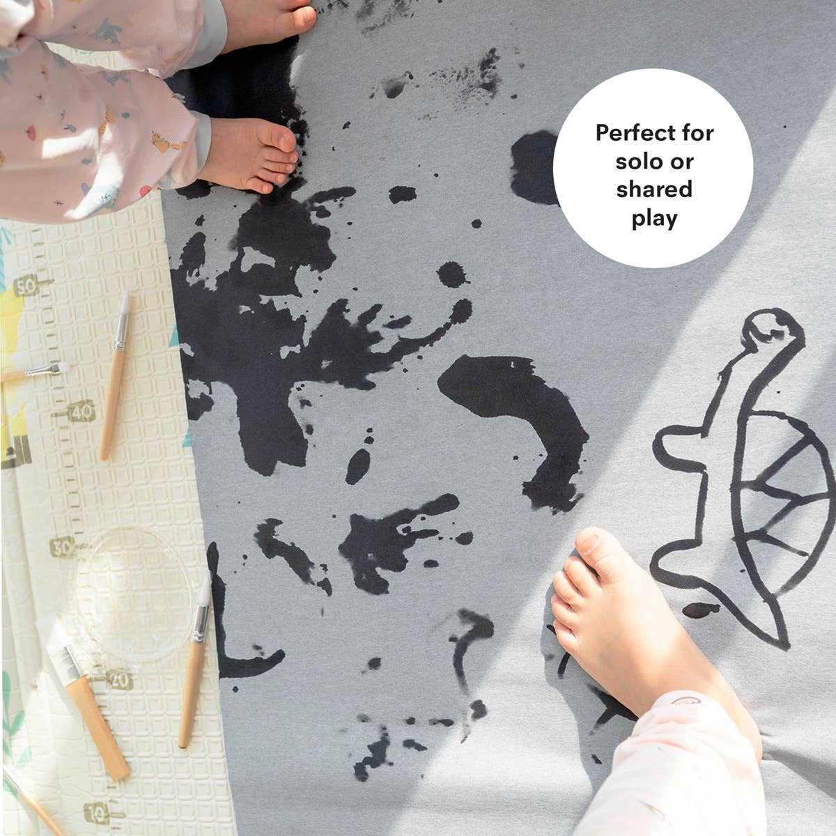 Kids magic water poster. Reusable mess-free Painting with water